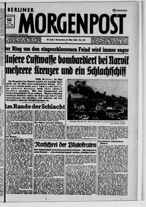 Berliner Morgenpost vom 25.05.1940