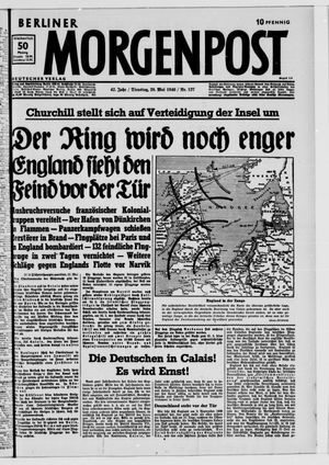 Berliner Morgenpost vom 28.05.1940