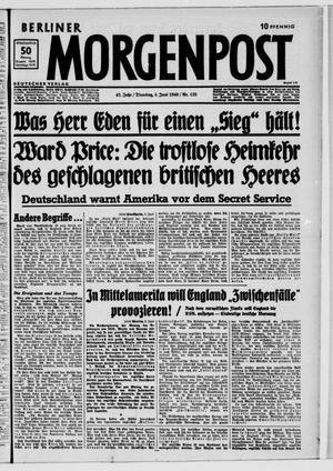 Berliner Morgenpost vom 04.06.1940