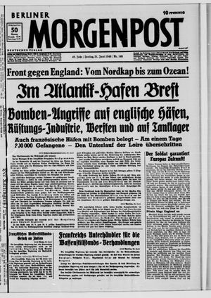 Berliner Morgenpost vom 21.06.1940