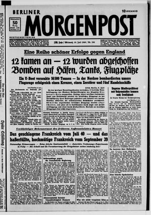 Berliner Morgenpost vom 10.07.1940