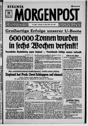 Berliner Morgenpost vom 12.07.1940