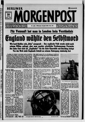 Berliner Morgenpost vom 24.07.1940