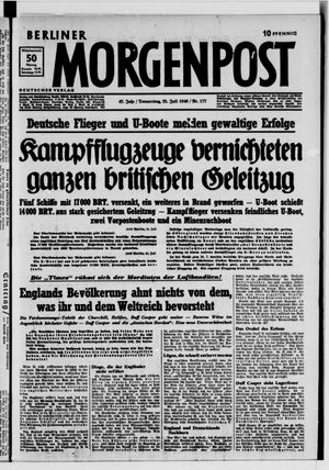 Berliner Morgenpost vom 25.07.1940