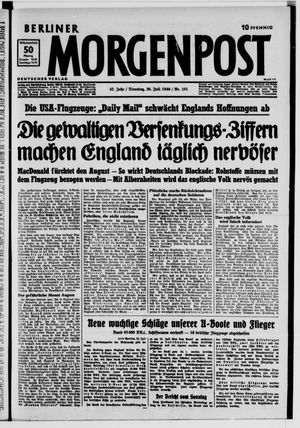 Berliner Morgenpost vom 30.07.1940