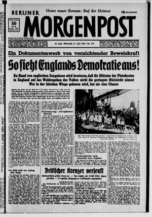 Berliner Morgenpost vom 31.07.1940