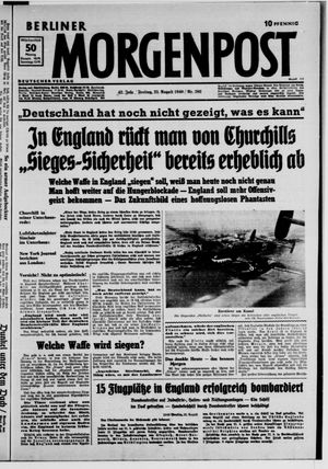 Berliner Morgenpost vom 23.08.1940