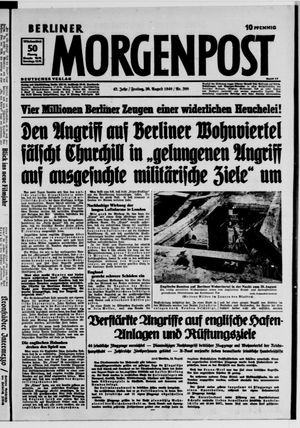 Berliner Morgenpost vom 30.08.1940