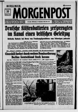Berliner Morgenpost vom 11.09.1940