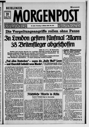 Berliner Morgenpost vom 01.10.1940