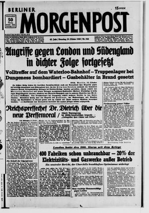 Berliner Morgenpost vom 13.10.1940