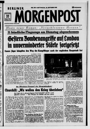 Berliner Morgenpost vom 16.10.1940