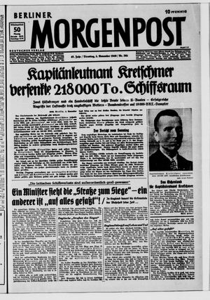 Berliner Morgenpost vom 05.11.1940