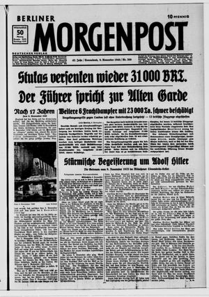 Berliner Morgenpost vom 09.11.1940