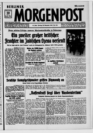 Berliner Morgenpost vom 29.11.1940