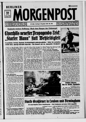 Berliner Morgenpost vom 06.12.1940
