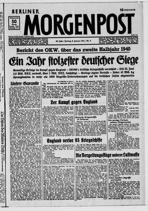 Berliner Morgenpost vom 03.01.1941