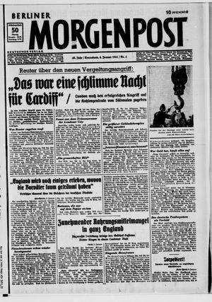 Berliner Morgenpost on Jan 4, 1941