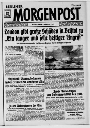 Berliner Morgenpost vom 05.01.1941