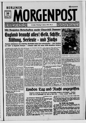 Berliner Morgenpost vom 07.01.1941