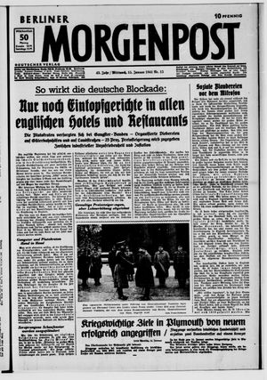 Berliner Morgenpost vom 15.01.1941