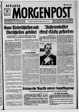 Berliner Morgenpost vom 28.01.1941