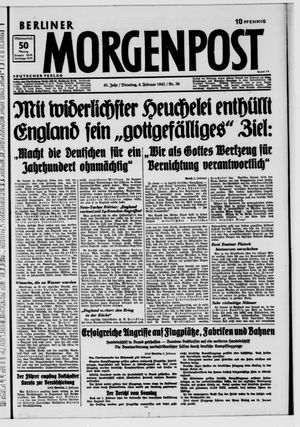 Berliner Morgenpost vom 04.02.1941