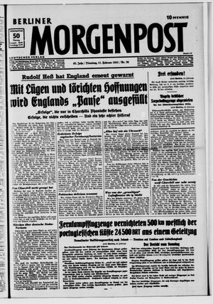Berliner Morgenpost vom 11.02.1941