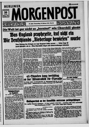 Berliner Morgenpost vom 13.02.1941