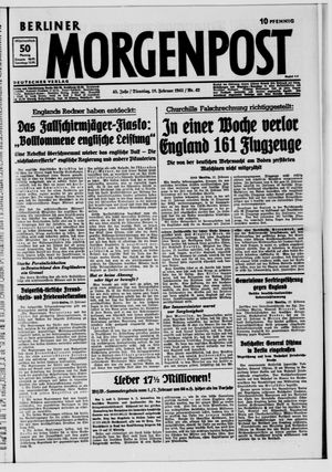 Berliner Morgenpost vom 18.02.1941