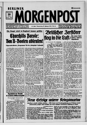 Berliner Morgenpost vom 27.02.1941
