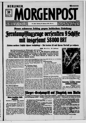Berliner Morgenpost vom 28.02.1941