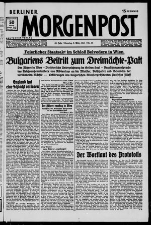Berliner Morgenpost vom 02.03.1941