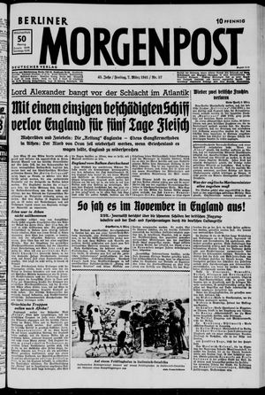 Berliner Morgenpost vom 07.03.1941