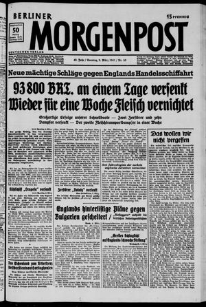 Berliner Morgenpost vom 09.03.1941