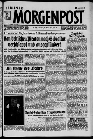 Berliner Morgenpost vom 11.03.1941