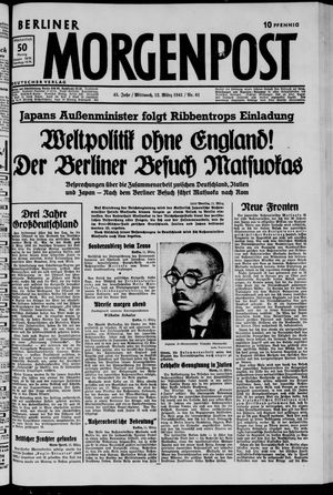 Berliner Morgenpost vom 12.03.1941