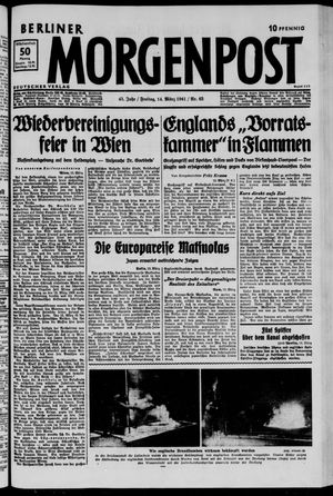Berliner Morgenpost vom 14.03.1941
