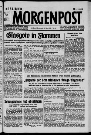 Berliner Morgenpost vom 15.03.1941