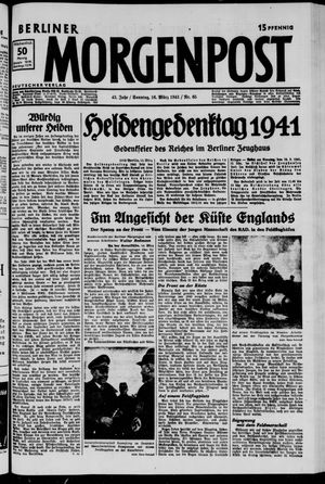 Berliner Morgenpost vom 16.03.1941