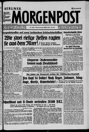 Berliner Morgenpost vom 20.03.1941