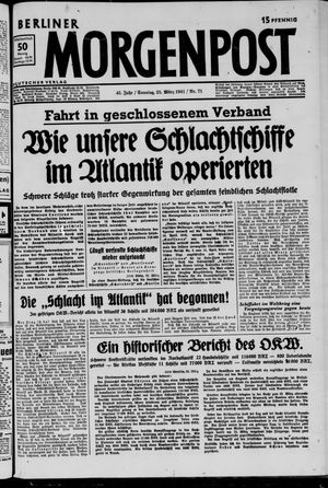 Berliner Morgenpost vom 23.03.1941