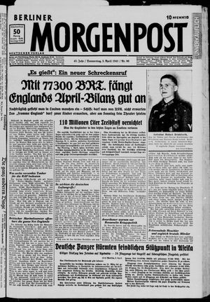 Berliner Morgenpost vom 03.04.1941