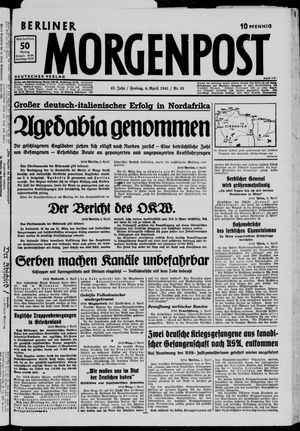 Berliner Morgenpost vom 04.04.1941