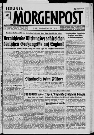 Berliner Morgenpost vom 05.04.1941