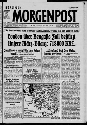 Berliner Morgenpost vom 06.04.1941