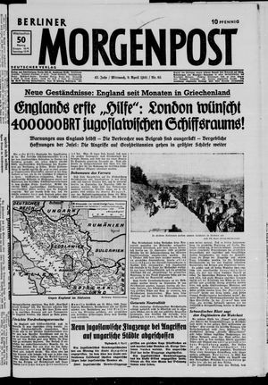 Berliner Morgenpost vom 09.04.1941