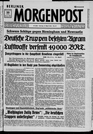 Berliner Morgenpost vom 11.04.1941