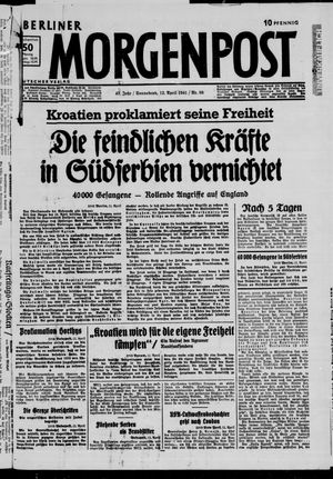 Berliner Morgenpost vom 12.04.1941