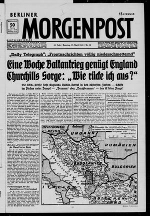 Berliner Morgenpost vom 13.04.1941